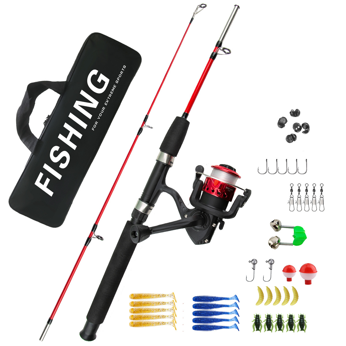 초보자용 2단 아이스 낚싯대 콤보, 장거리 캐스팅 바다 - Ice Fishing Reel 리뷰 및 가격