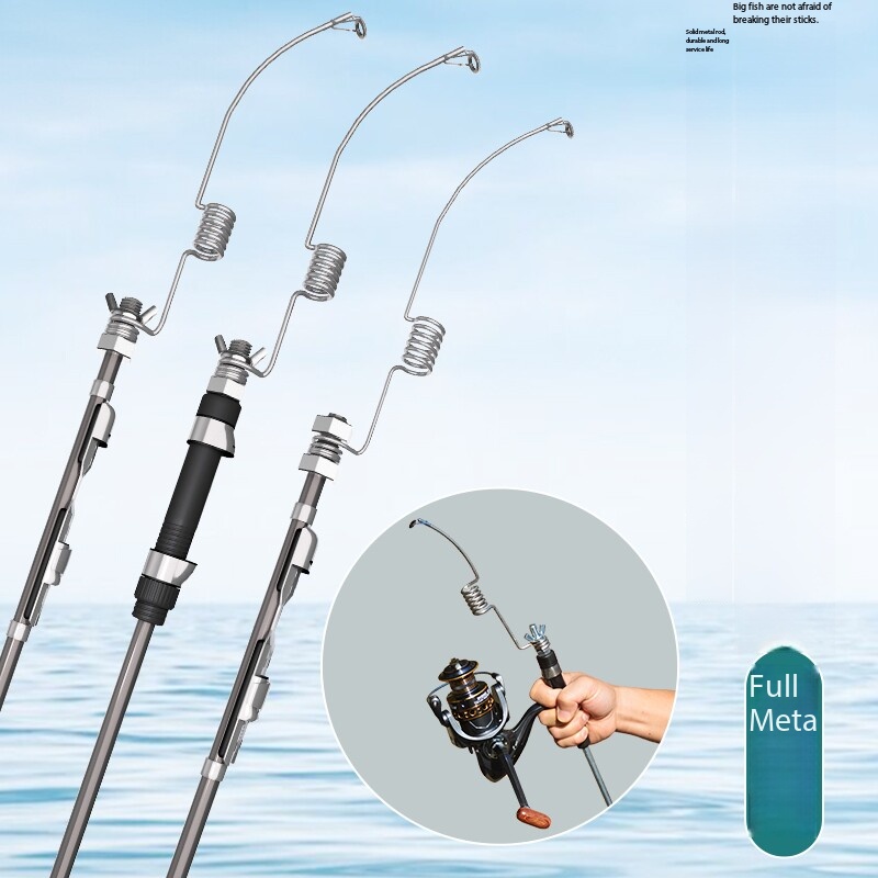 스프링 로드 미니 휴대용 일체형 금속 초단거리 낚싯대  - Ice Fishing Reel 리뷰 및 가격