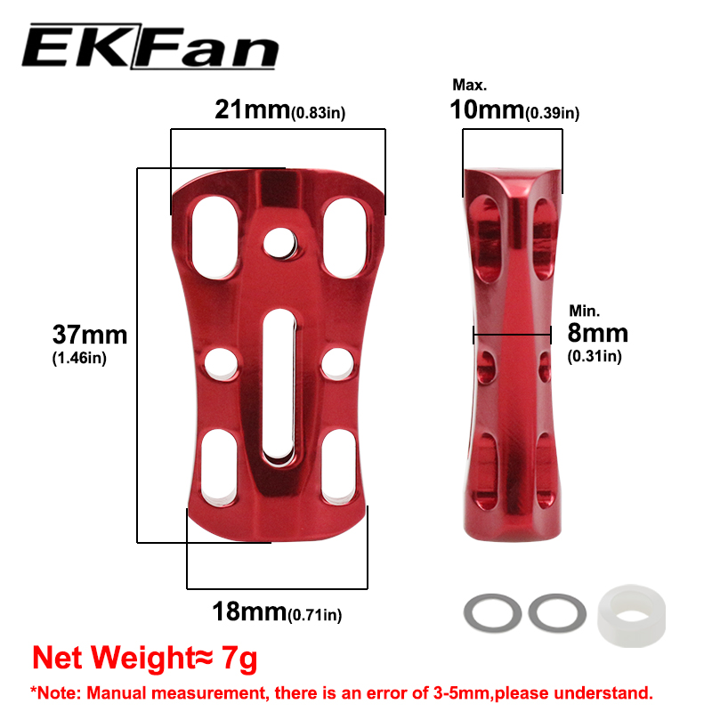 EKFan 1pc 알루미늄 합금 속이 빈 플랫 스피닝  - Spincast Reel 리뷰 및 가격