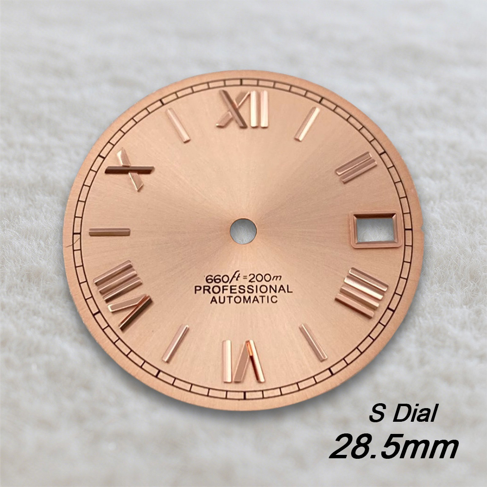 새로운 28.5mm S 로고 로마 선버스트 다이얼 NH - Reel Case 리뷰 및 가격