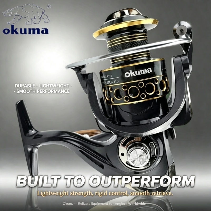 OKUMA-스피닝 릴, 메탈울트라 라이트 낚시 릴, 낚 - Trolling Reel 리뷰 및 가격