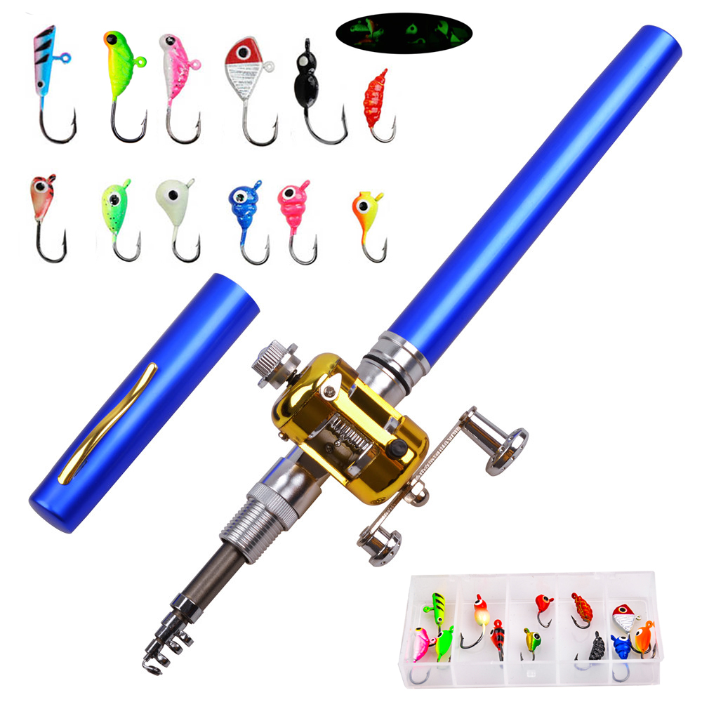 미니 얼음 낚싯대 콤보, 휴대용 포켓 얼음 낚싯대, 텔 - Ice Fishing Reel 리뷰 및 가격